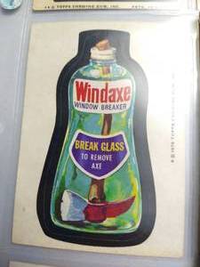 lot 75 image: Rare 1975 Topps Sticker( Windaxe)