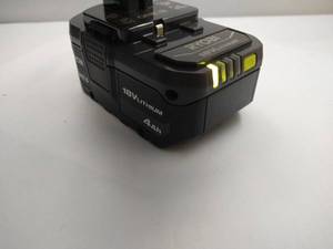 lot 15 image: Ryobi 18v 4H Lithium Ion Battery tested good