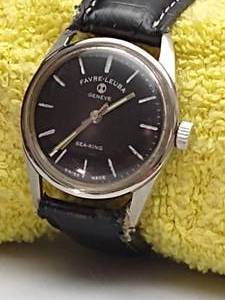 lot 5 image: Vintage Swiss made Favre Leuba manual wind  watch