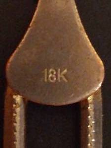 lot 7A image: Gold Toned Necklace Stamped 18K (Not Tested)