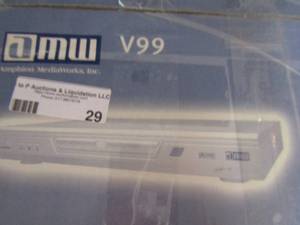 lot 29 image: AWV v - 99 DVD player NIB comes with remote