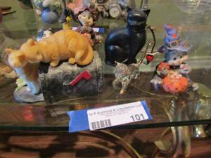 lot 101 image: Cat dcor lot, mailbox cat, cat on the moon and more