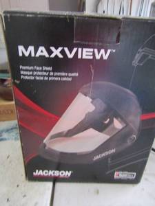lot 161 image: Maxview premium face shield