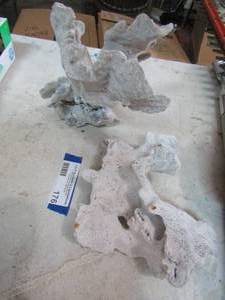 lot 176 image: off white coral qty 2 pieces