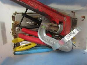 lot 179 image: tool lot includes, plyers, cutters and more