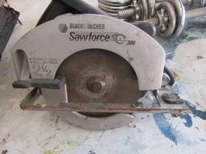 lot 224 image: BLACK & DECKER SAWFORCE CIRCULAR SAW 2 12HP