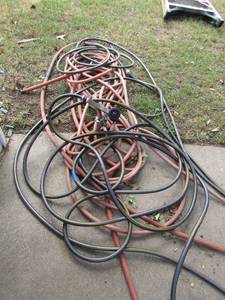 lot 438 image: 2 HEAVY DUTY WATER HOSES
