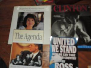 lot 363 image: Political books-The Agendas by Woodard, Jacquelin Kennedy Onassis and more