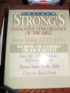 lot 365 image: Bible- STRONGS Exhaustive Concordance of the Bible