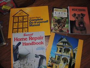 lot 369 image: Books- Home repair, Complete dIY Cats, Welsh Terriers