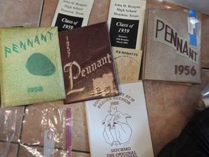 lot 395 image: Reagan High School (Houston, TX) year books 56.57.58 Reunion  stuff and more