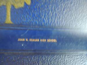 lot 394 image: John H. Regan High School Texas PTA District 1957-58 Scrap book