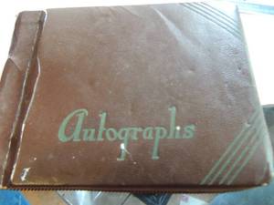 lot 389 image: Autograph book