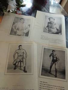 lot 400 image: 8x10 Wrestler Promo photos- Ray, Gunkel. Sonny Myers, Rito Romano and Danny Savich