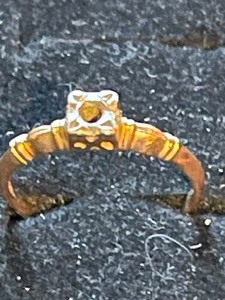 lot 431 image: 14k vintage ring no stone