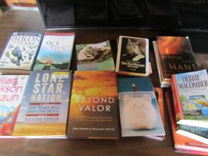 lot 335 image: BOOKS - LONE STAR NATION, BEYOND VALOR, BIRDS, 90 MINUTES IN HEAVEN, FUR PERSON  & MORE