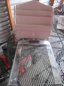 lot 342 image: BATHROOM SCALE  &  LETTER SORTER