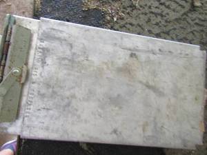 lot 637 image: vintage metal Ticket book holder