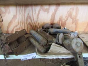 lot 668 image: spring door hinges