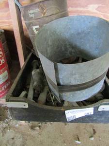 lot 697 image: Flashing nuts and large bolts
