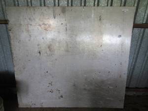 lot 703 image: 52x58 STAINLESS STEEL PANEL