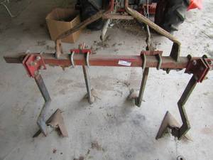 lot 718 image: tractor plow