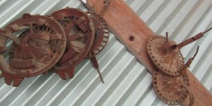 lot 845 image: Various size seeder disk qty 5