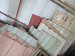 lot 864 image: misc. pieces of sheet metal