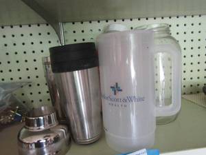 lot 434 image: cups and a drink mixer shaker cup