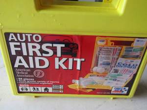 lot 441 image: auto first aid kit full of bandages
