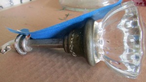 lot 464 image: vintage glass door nob