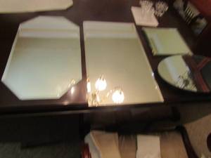 lot 354 image: mirror displays 8x8, 9x19 qty 2, 18x10 12, 13x 7 12