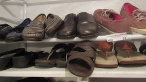 lot 76 image: 12 pairs of shoes size 9 12