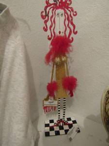 lot 98 image: metal skinny figurine women made by joey Inc.