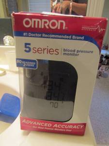 lot 127 image: Omron blood pressure monitor