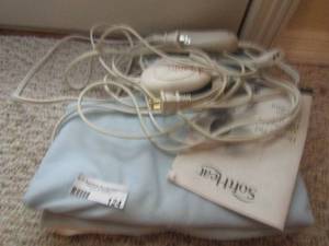 lot 124 image: soft heat heating blanket