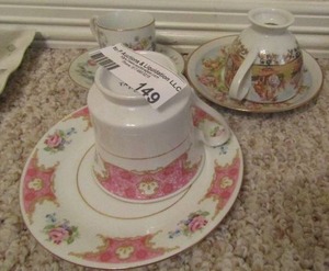 lot 149 image: truly tasteful cup and plate, Andra by Sadek cup and plate, Bavaria cup and plate