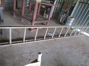 lot 614 image: Aluminum ladder 16 ft.