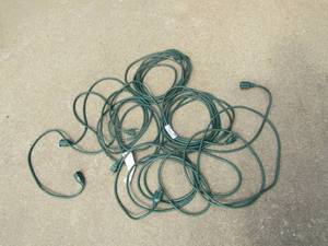 lot 273 image: 4 green extension cords