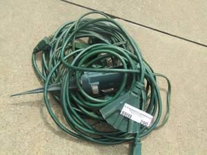 lot 290 image: extension cords and a ground stake