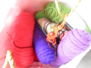 lot 278 image: bag of newused yarn