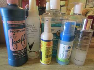lot 294 image: witch hazel, mouth wash, aloe for sun burn and more