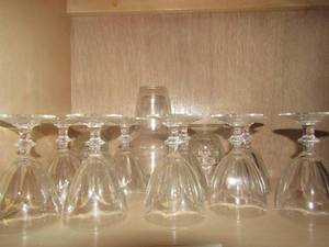 lot 161 image: Bar glasses, martini glasses qty 13