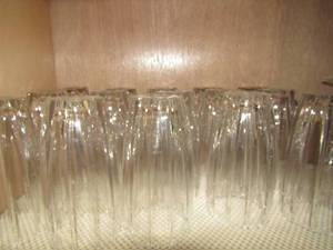 lot 162 image: tea glasses qty 15