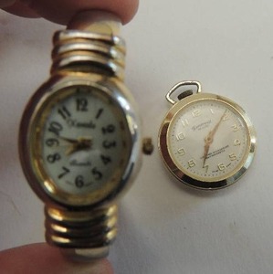 lot 520 image: XANDAU Wrist watch and GENOVIL pendant watch
