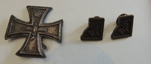 lot 523 image: surfers cross and BLACK HISTORY INVITATIONAL PIN