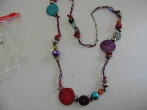 lot 563 image: whimsical colors of necklace