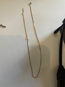 lot 600 image: 14 KT GOLD CHAIN