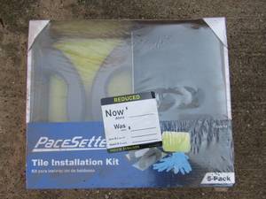 lot 36 image: Pace setters tile installation kit NIB