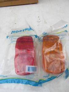 lot 79 image: Northway orange and red reflectors used for bikes or trailers